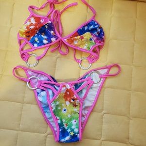 Scrunch butt rave swimsuit